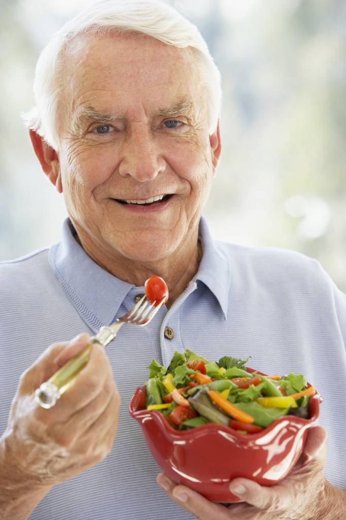 Senior-Eating-Healthy-Salad