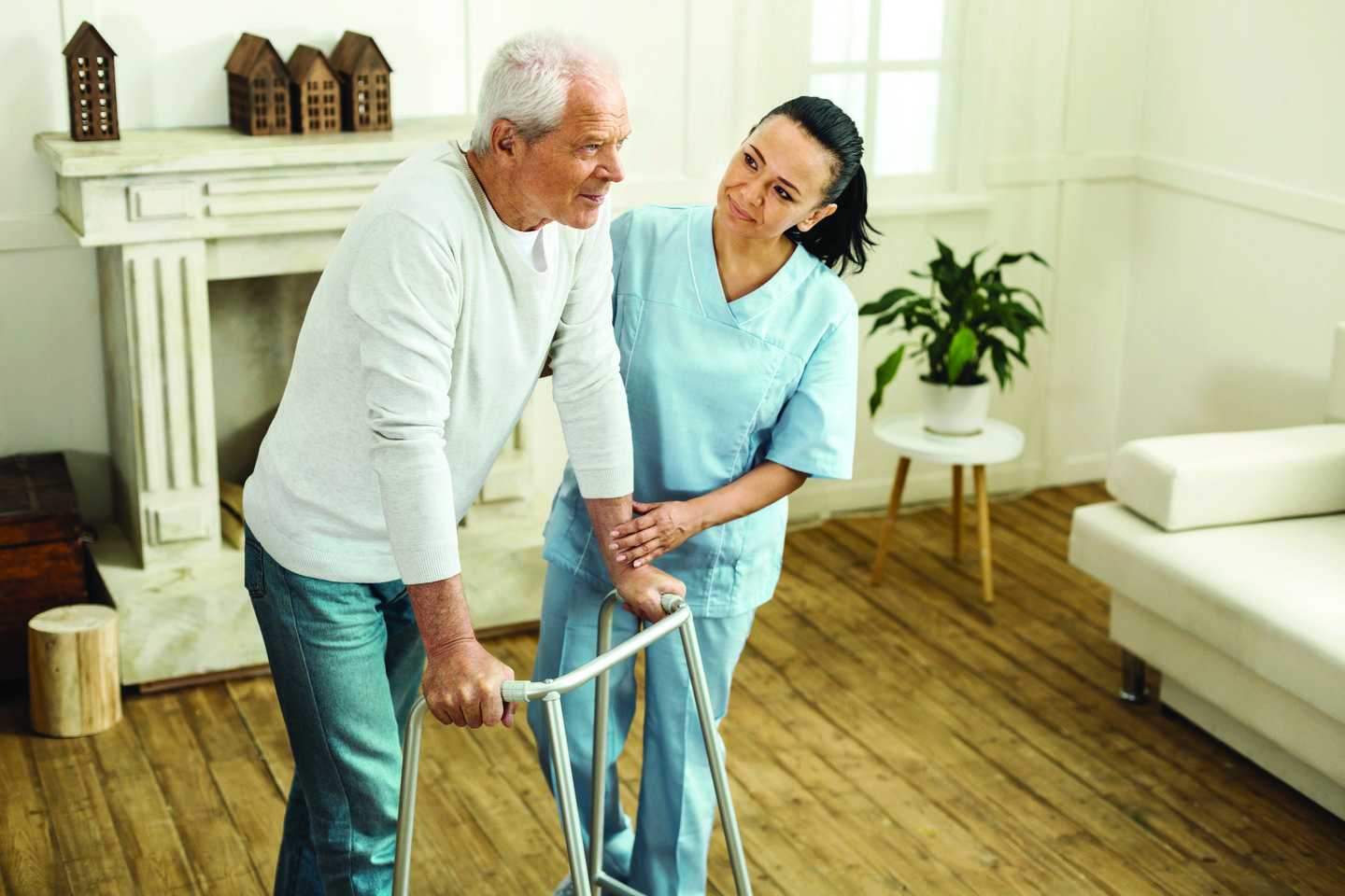 Caregiver-Helping-Patient-Walk