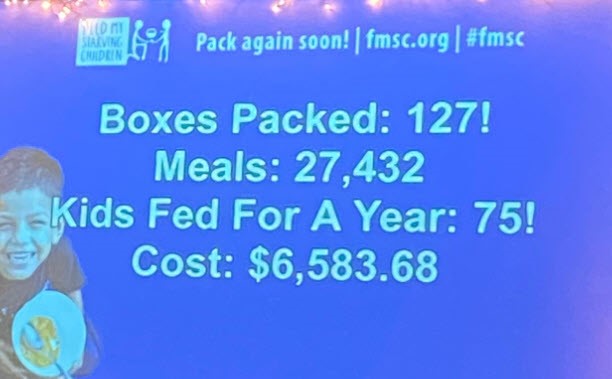 Feeding My Starving Children Packing Data