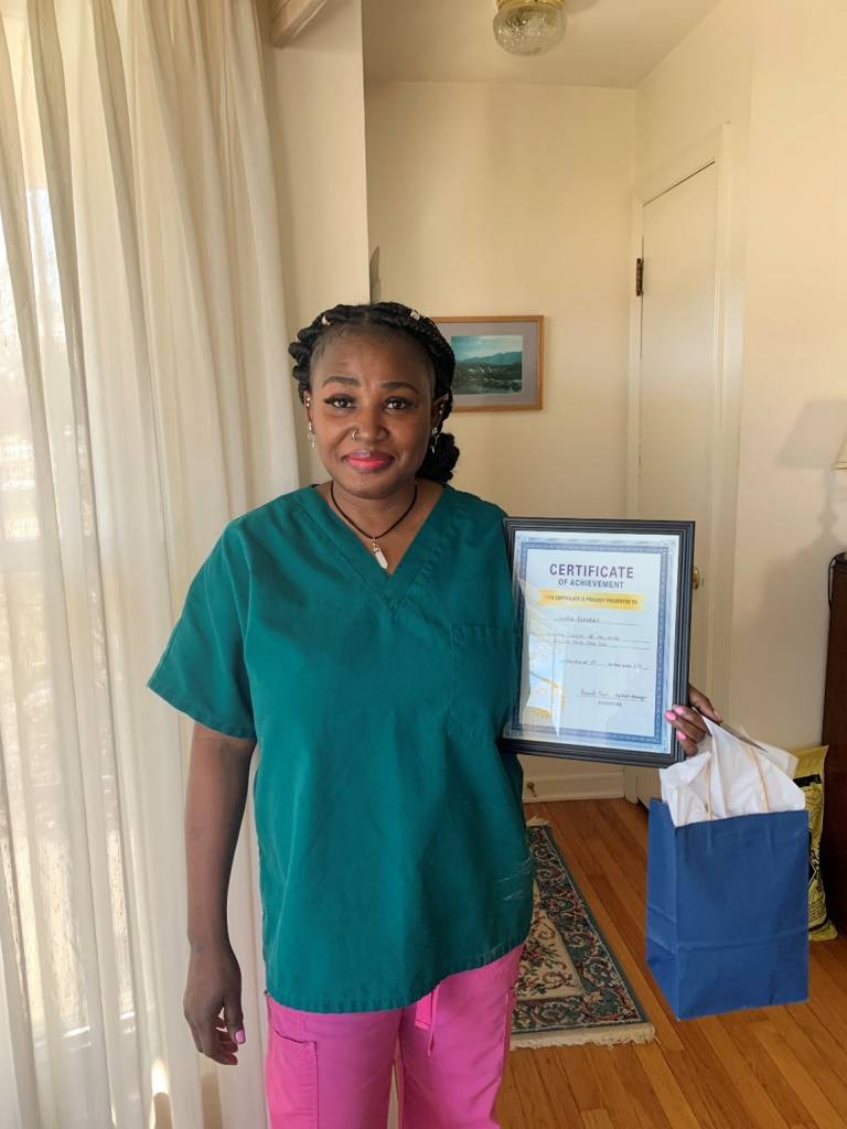 Lydia Caregiver of the Month